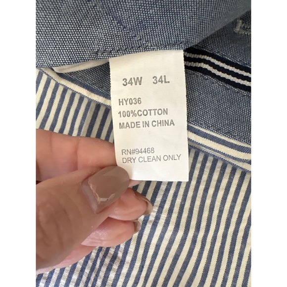 Nautica Mens Seersucker Stripe Suit Blazer Pants Set 40R - Picture 15 of 16